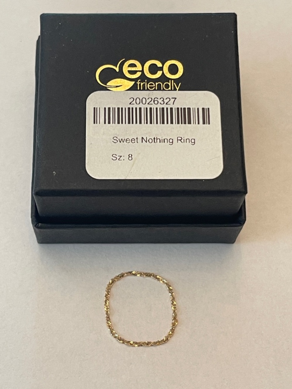 Catbird NYC Sweet Nothing Gold Chain Ring - Picture 6 of 9